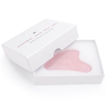 Load image into Gallery viewer, Deinlai Rose quartz gua sha tool package