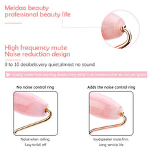 Load image into Gallery viewer, Deinlai rose quartz roller detail