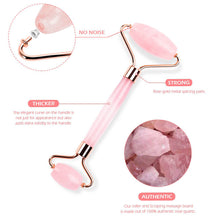 Load image into Gallery viewer, Deinlai rose quartz roller material