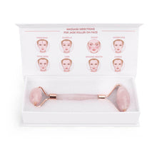 Load image into Gallery viewer, deinlai rose quartz roller package